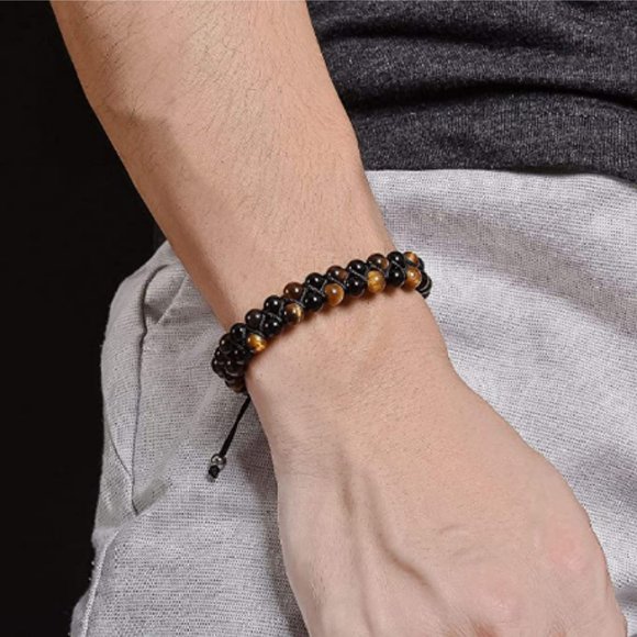 Eye-catching Lava Rock Bracelet - Picture 3 of 6